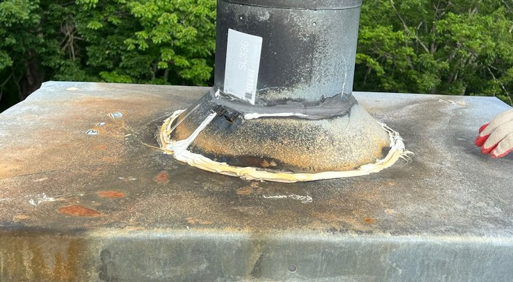 Chimney top leaks