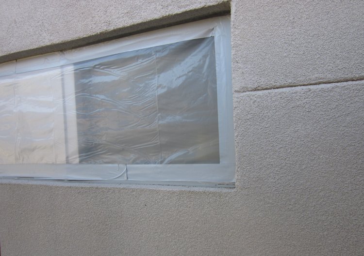 Sill pan flashing with Zip System tape
