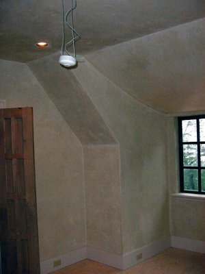 Color plaster stairway in North Carolina