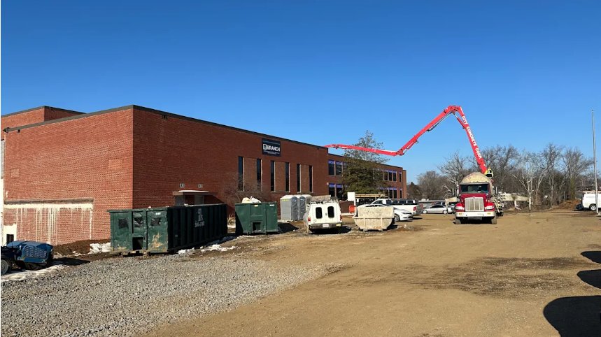 Shoddy remodeling at the Taylor Middle School in Warrenton, Virginia.