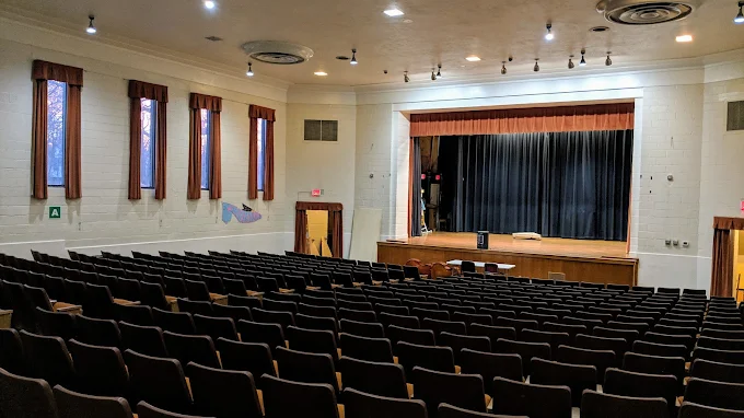 Metal lath and plaster ceilings are destroyed at the Taylor Middle School in Warrenton, Virginia.