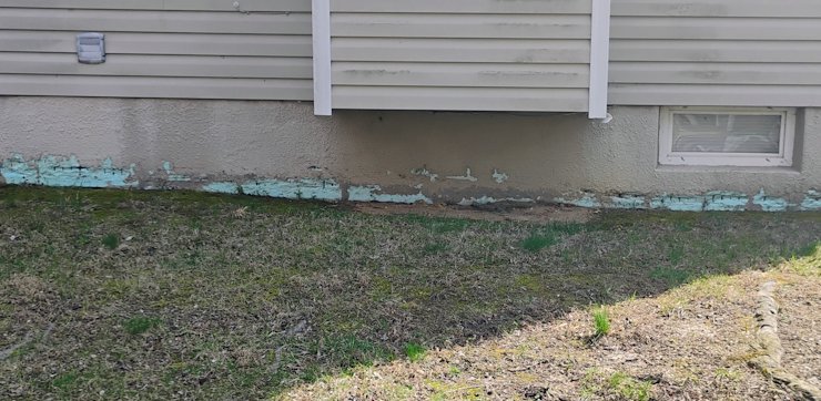Weed eaters tear up EIFS.