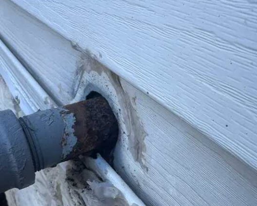 Leaky gas pipes cause fires in Prince William County, Virginia.