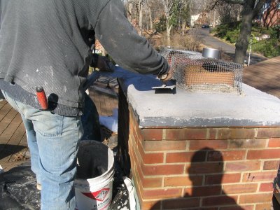 Finishing chimney cap