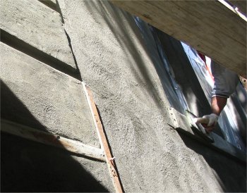 Chips leave the surface rough and the pores open for a good bond.